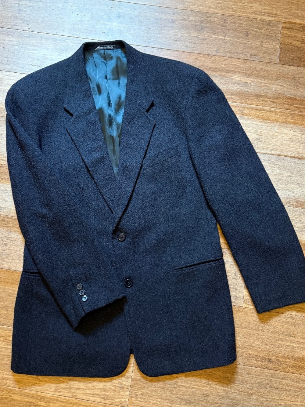 Vintage MANI by Armani Men's 40R Wool Blazer Saks Fifth Ave, Made in Italy